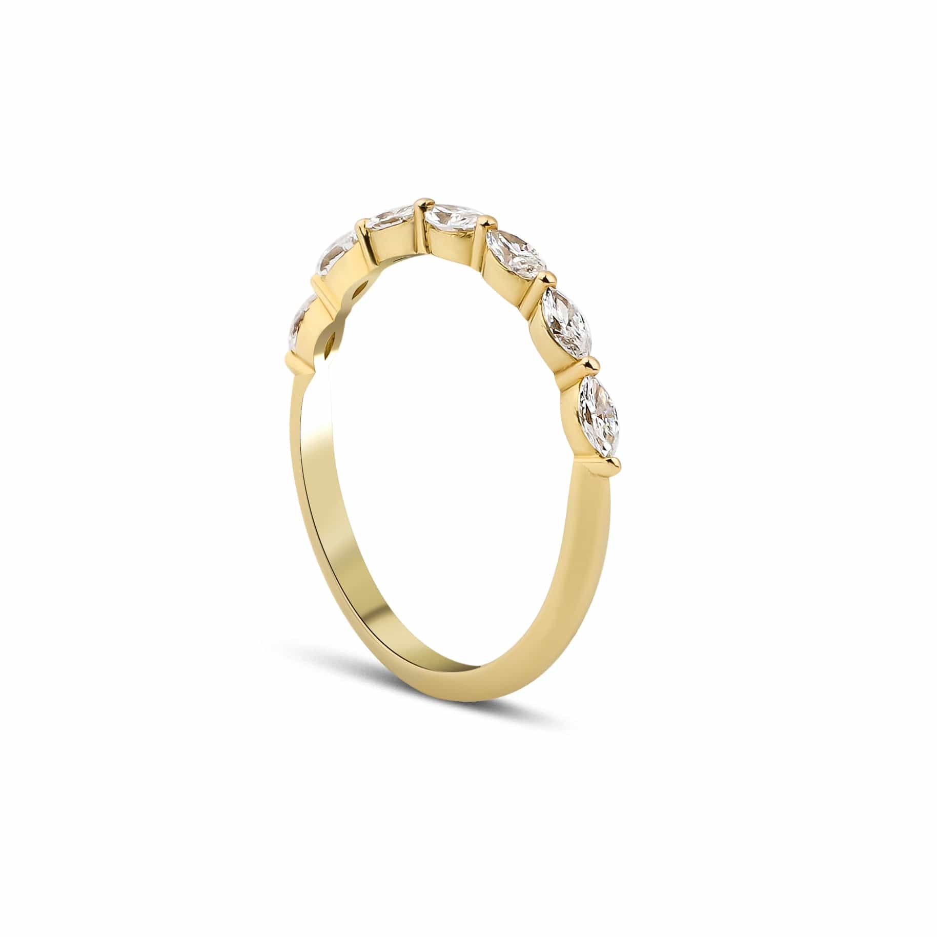 0.42 Karat Markiz Pırlanta Yarımtur Yüzük - RNF0634 | Yarımtur Pırlanta Yüzük | Ronaff Pırlanta | Tektaş Yüzük, Pırlanta Yüzük, Kolye, Küpe