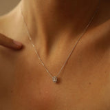 0.30 Karat Oval Kesim & 0.12 Karat Yuvarlak Kesim Pırlanta Tektaş Kolye - RNF0683 | Pırlanta Kolye | Ronaff Pırlanta | Tektaş Yüzük, Pırlanta Yüzük, Kolye, Küpe