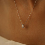 0.30 Karat Oval Kesim & 0.12 Karat Yuvarlak Kesim Pırlanta Tektaş Kolye - RNF0683 | Pırlanta Kolye | Ronaff Pırlanta | Tektaş Yüzük, Pırlanta Yüzük, Kolye, Küpe