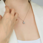 0.32 Karat Yuvarlak Kesim & 0.12 Karat Baget Kesim Pırlanta Kolye - RNF0754 | Pırlanta Kolye | Ronaff Pırlanta | Tektaş Yüzük, Pırlanta Yüzük, Kolye, Küpe