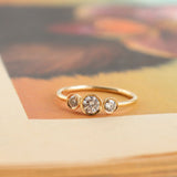 0.44 Karat Yuvarlak Kesim Üçtaş Pırlanta Yüzük - RNF0050 | Pırlanta Yüzük | Ronaff Pırlanta | Tektaş Yüzük, Pırlanta Yüzük, Kolye, Küpe