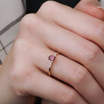 0.45 Karat Oval Kesim Turmalin Pırlanta Yüzük - RNF0387 | Renkli Taşlı Yüzükler | Ronaff Pırlanta | Tektaş Yüzük, Pırlanta Yüzük, Kolye, Küpe