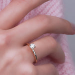 0.45 Karat Yuvarlak Kesim GIA/HRD Sertifikalı Tektaş Pırlanta Yüzük - RNF0501 | Tektaş Pırlanta | Ronaff Pırlanta | Tektaş Yüzük, Pırlanta Yüzük, Kolye, Küpe