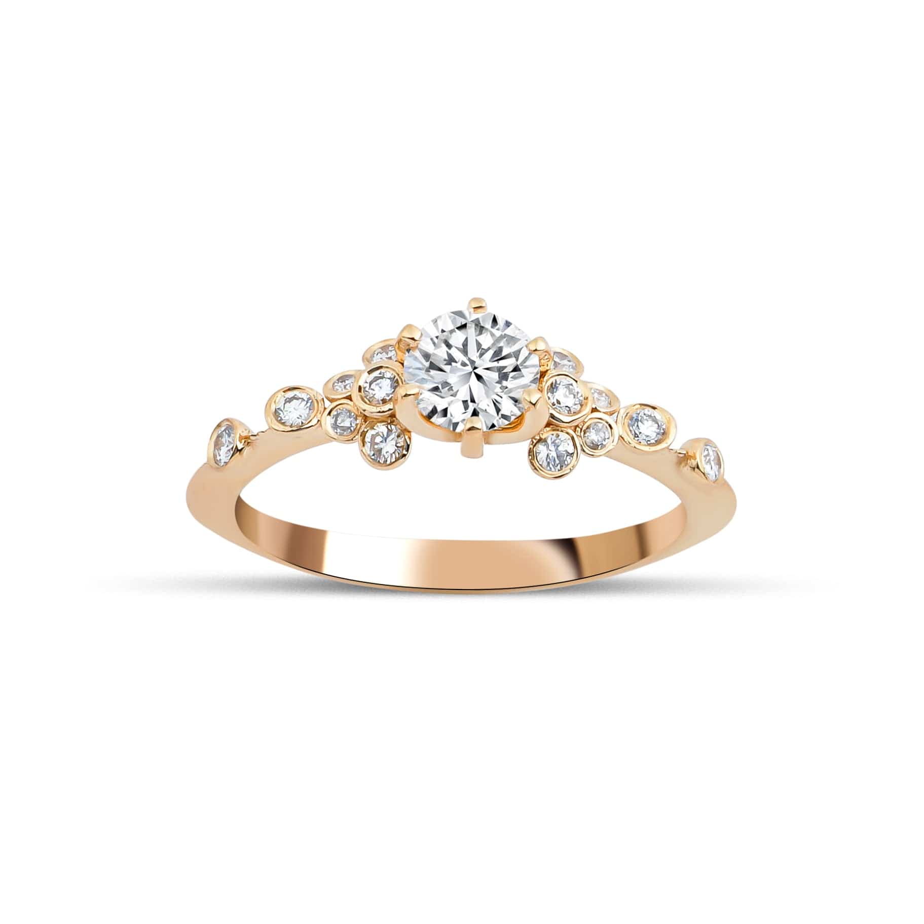 0.45 Karat Yuvarlak Kesim HRD Sertifikalı Pırlanta Tektaş Yüzük - RNF0256 | Tektaş Pırlanta | Ronaff Pırlanta | Tektaş Yüzük, Pırlanta Yüzük, Kolye, Küpe