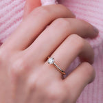 0.45 Karat Yuvarlak Kesim HRD Sertifikalı Tektaş Pırlanta Yüzük - RNF0500 | Tektaş Pırlanta | Ronaff Pırlanta | Tektaş Yüzük, Pırlanta Yüzük, Kolye, Küpe