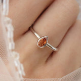 0.46 Karat Damla Sitrin Yüzük - RNF0239 | Renkli Pırlantalı Yüzükler | Ronaff Pırlanta | Tektaş Yüzük, Pırlanta Yüzük, Kolye, Küpe