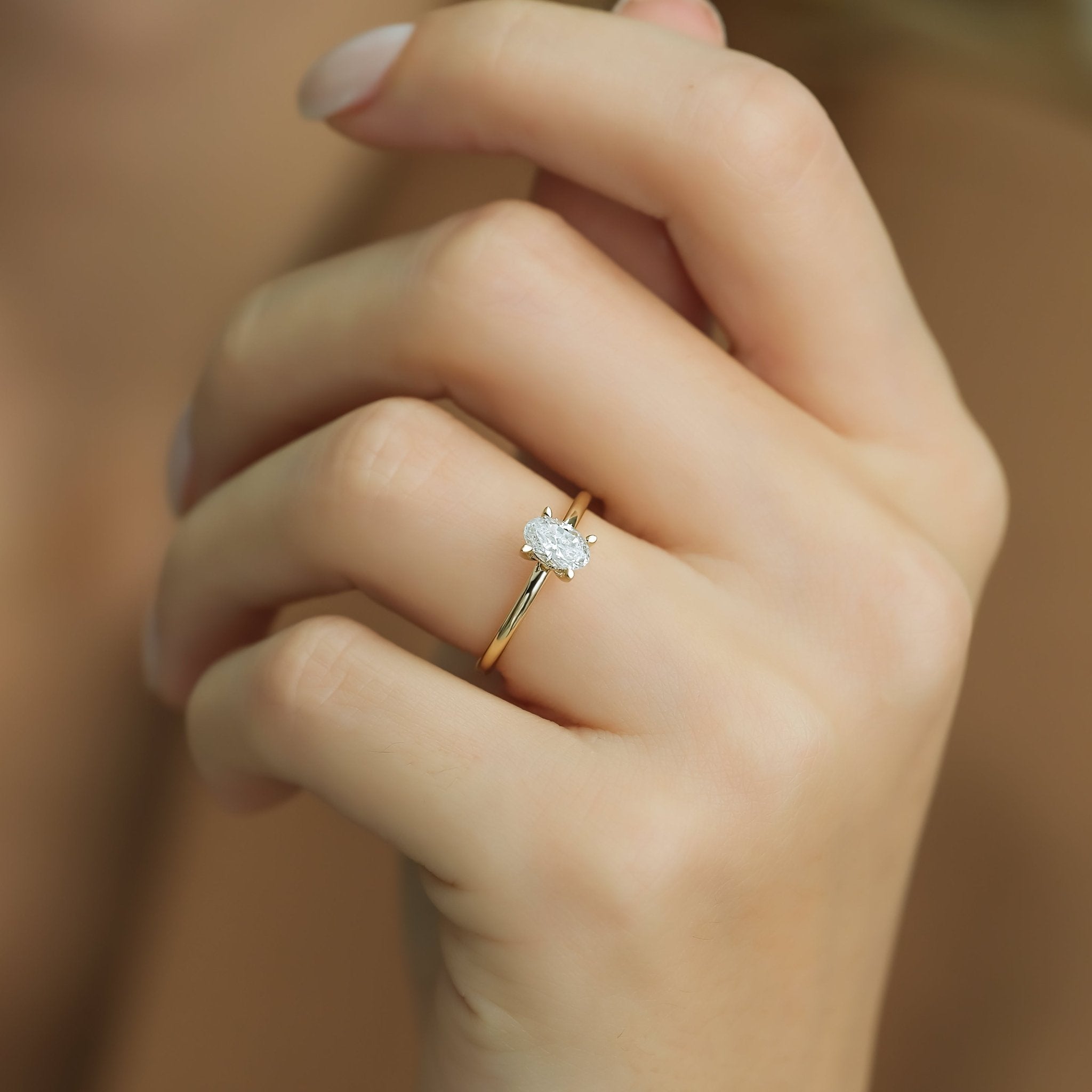 0.46 Karat Oval Kesim HRD Sertifikalı Tektaş Pırlanta Yüzük - RNF0822 | Tektaş Yüzükler | Ronaff Pırlanta | Tektaş Yüzük, Pırlanta Yüzük, Kolye, Küpe