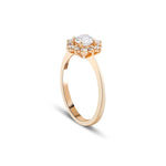 0.48 Karat Yuvarlak Kesim GIA/HRD Sertifikalı Çiçek Pırlanta Yüzük - RNF0225 | Tektaş Pırlanta | Ronaff Pırlanta | Tektaş Yüzük, Pırlanta Yüzük, Kolye, Küpe