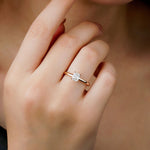 0.50 Karat Emerald Kesim HRD Sertifikalı Tektaş Pırlanta Yüzük - RNF0317 | Tektaş Pırlanta | Ronaff Pırlanta | Tektaş Yüzük, Pırlanta Yüzük, Kolye, Küpe