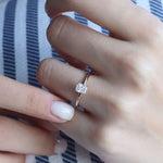 0.50 Karat Emerald Kesim HRD Sertifikalı Tektaş Pırlanta Yüzük - RNF0317 | Tektaş Pırlanta | Ronaff Pırlanta | Tektaş Yüzük, Pırlanta Yüzük, Kolye, Küpe