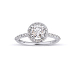 0.66 Karat Yuvarlak Kesim HRD Sertifikalı Tektaş Pırlanta Yüzük - RNF0601 | Tektaş Pırlanta | Ronaff Pırlanta | Tektaş Yüzük, Pırlanta Yüzük, Kolye, Küpe