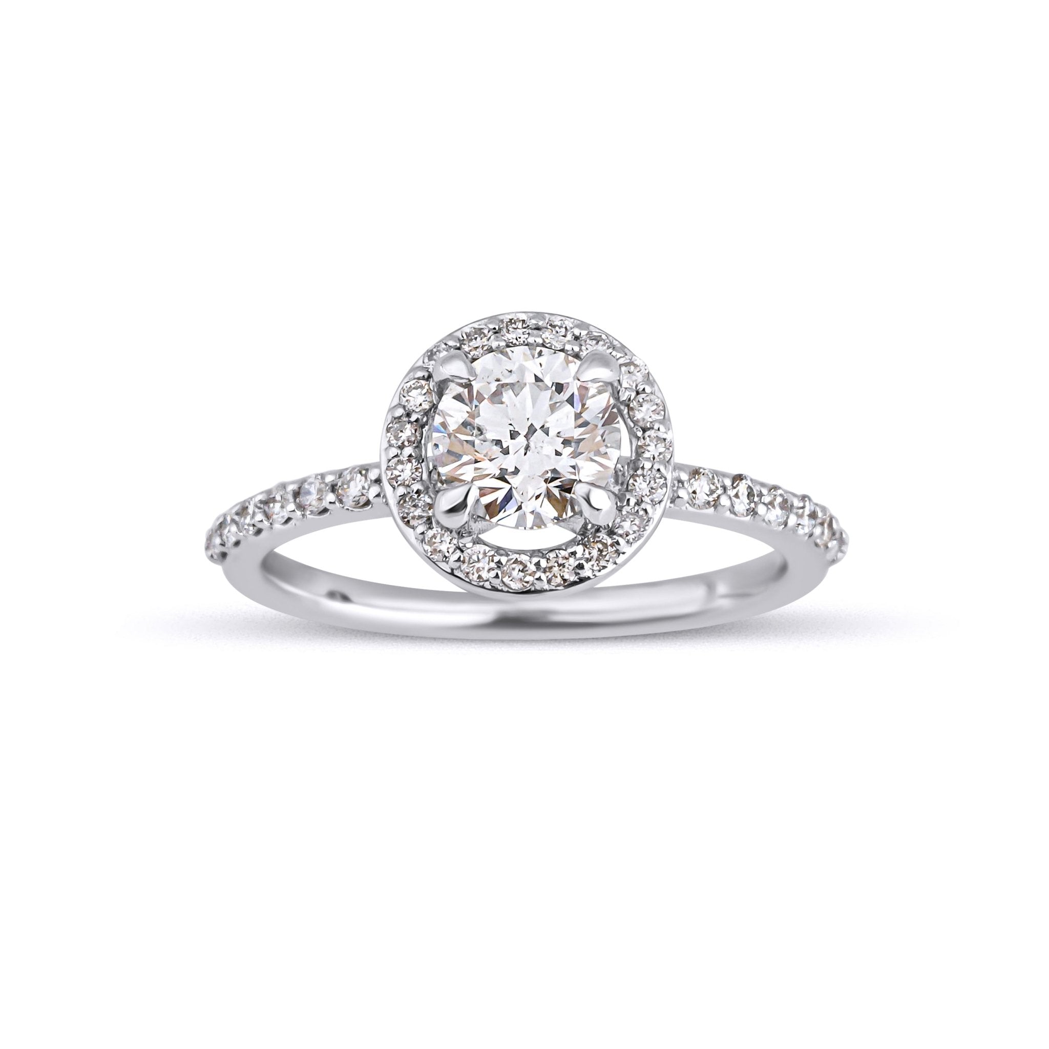 0.66 Karat Yuvarlak Kesim HRD Sertifikalı Tektaş Pırlanta Yüzük - RNF0601 | Tektaş Pırlanta | Ronaff Pırlanta | Tektaş Yüzük, Pırlanta Yüzük, Kolye, Küpe