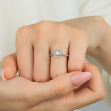 0.38 Karat Yuvarlak Kesim & 0.12 Karat Baget Kesim Pırlanta Tektaş Yüzük - RNF0751 | Pırlanta Yüzük | Ronaff Pırlanta | Tektaş Yüzük, Pırlanta Yüzük, Kolye, Küpe