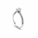 0.59 Karat Oval & 0.40 Karat Yuvarlak Kesim HRD Sertifikalı Pırlanta Tektaş Yüzük - RNF0635 | Tektaş Pırlanta | Ronaff Pırlanta | Tektaş Yüzük, Pırlanta Yüzük, Kolye, Küpe