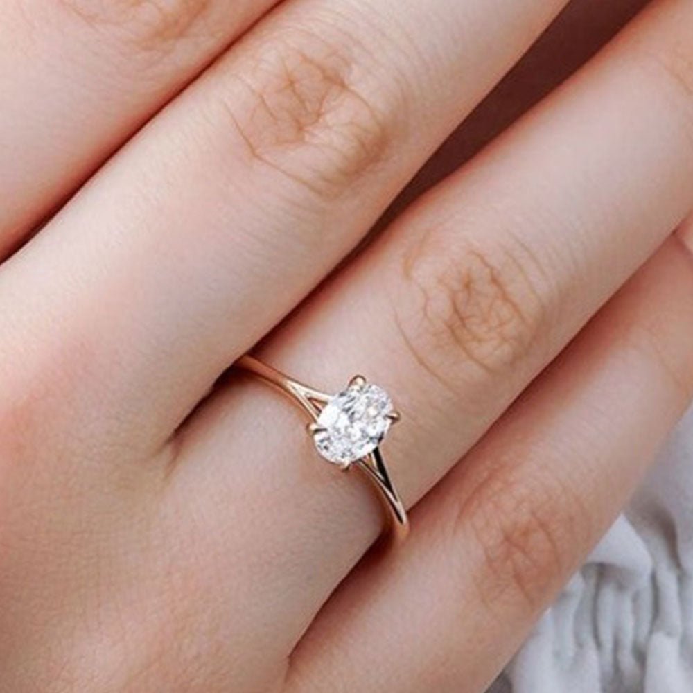 GIA/HRD Sertifikalı 0.50 Karat Oval Kesim Tektaş Pırlanta Yüzük - RNF0478 | Pırlanta Yüzük | Ronaff Pırlanta | Tektaş Yüzük, Pırlanta Yüzük, Kolye, Küpe