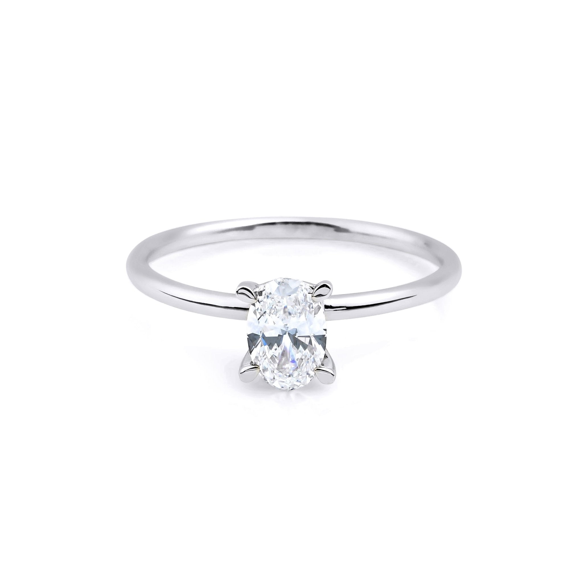 0.50 Karat Oval Kesim HRD Sertifikalı Pırlanta Tektaş Yüzük - RNF0018 | Pırlanta Yüzük | Ronaff Pırlanta | Tektaş Yüzük, Pırlanta Yüzük, Kolye, Küpe