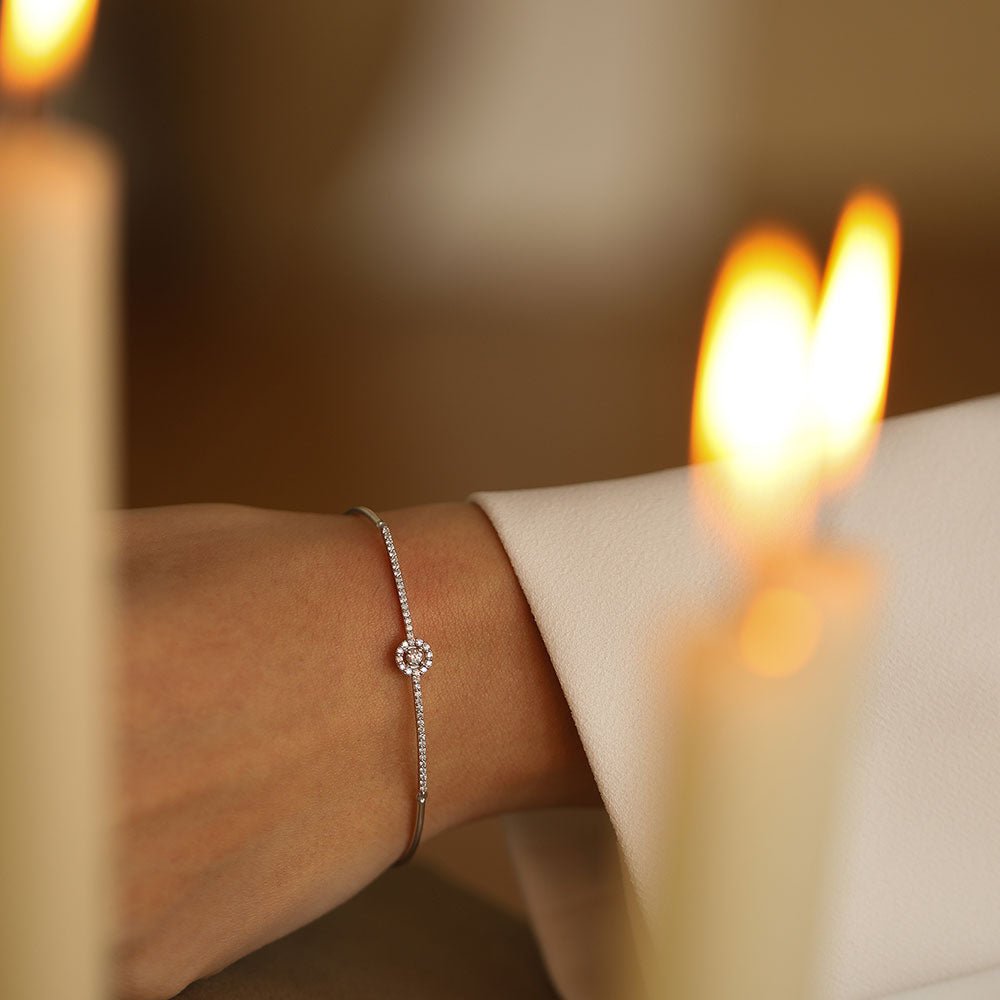 0.50 Karat Pırlantalı Tektaş Bileklik - RNF0684 | Pırlanta Bileklik | Ronaff Pırlanta | Tektaş Yüzük, Pırlanta Yüzük, Kolye, Küpe