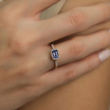 0.50 Karat Tanzanit Taşı & 0.16 Karat Kenar Yuvarlak Kesim Pırlantalı Tasarım Yüzük - RNF0776 | Renkli Taşlı Yüzükler | Ronaff Pırlanta | Tektaş Yüzük, Pırlanta Yüzük, Kolye, Küpe