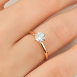 0.50 Karat Yuvarlak Kesim GIA/HRD Sertifikalı Tektaş Pırlanta Yüzük - RNF0695 | Tektaş Pırlanta | Ronaff Pırlanta | Tektaş Yüzük, Pırlanta Yüzük, Kolye, Küpe