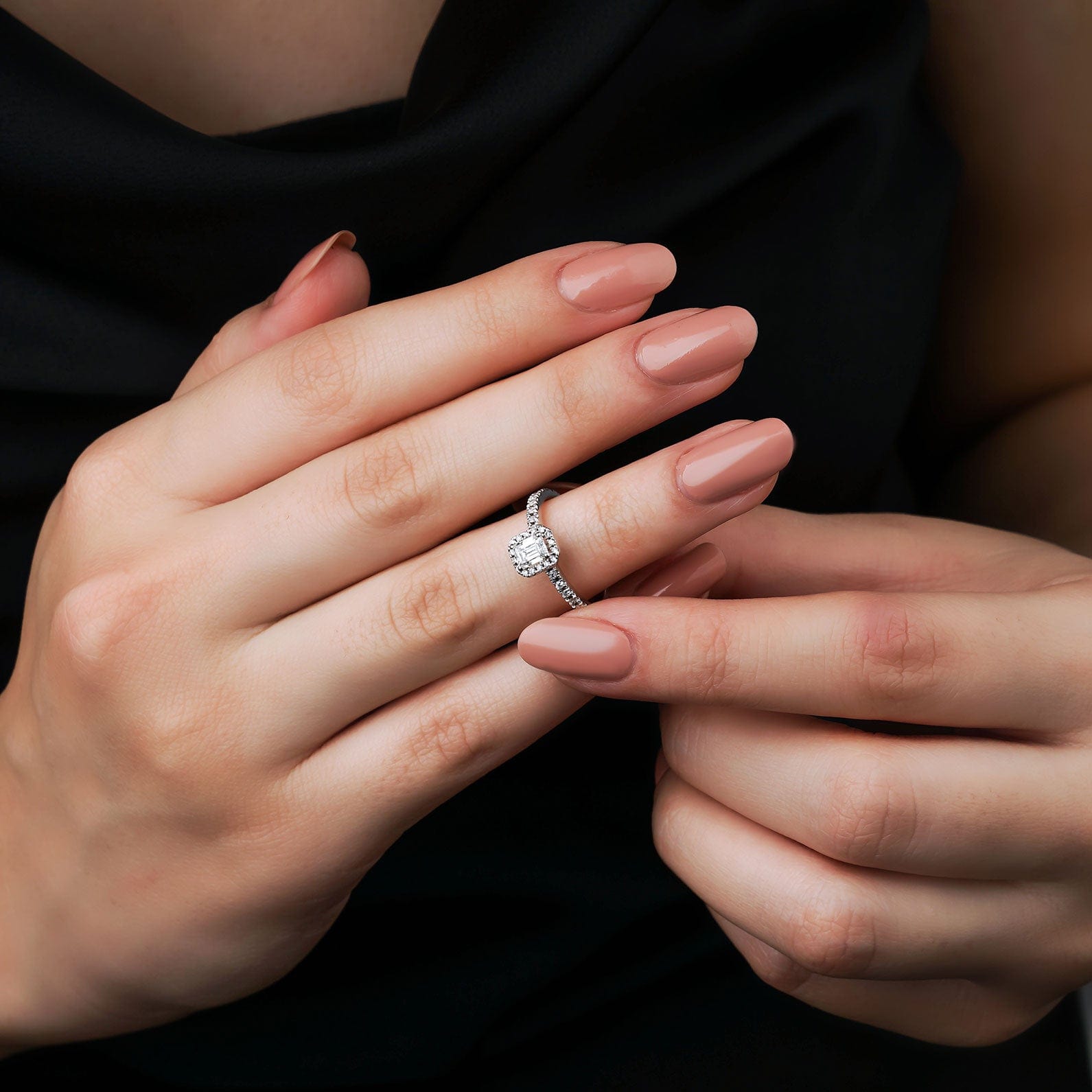 0.62 Karat Emerald Kesim GIA/HRD Sertifikalı Tektaş Pırlanta Yüzük - RNF0481 | Tektaş Pırlanta | Ronaff Pırlanta | Tektaş Yüzük, Pırlanta Yüzük, Kolye, Küpe