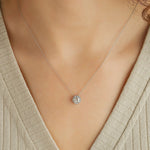 0.52 Karat Yuvarlak Kesim Tektaş Pırlanta Kolye - RNF0075 | Pırlanta Kolye | Ronaff Pırlanta | Tektaş Yüzük, Pırlanta Yüzük, Kolye, Küpe