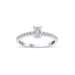 0.54 Karat Emerald Kesim HRD Sertifikalı Pırlanta Tektaş Yüzük - RNF0362 | Tektaş Pırlanta | Ronaff Pırlanta | Tektaş Yüzük, Pırlanta Yüzük, Kolye, Küpe