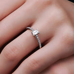 0.54 Karat Emerald Kesim HRD Sertifikalı Pırlanta Tektaş Yüzük - RNF0362 | Tektaş Pırlanta | Ronaff Pırlanta | Tektaş Yüzük, Pırlanta Yüzük, Kolye, Küpe