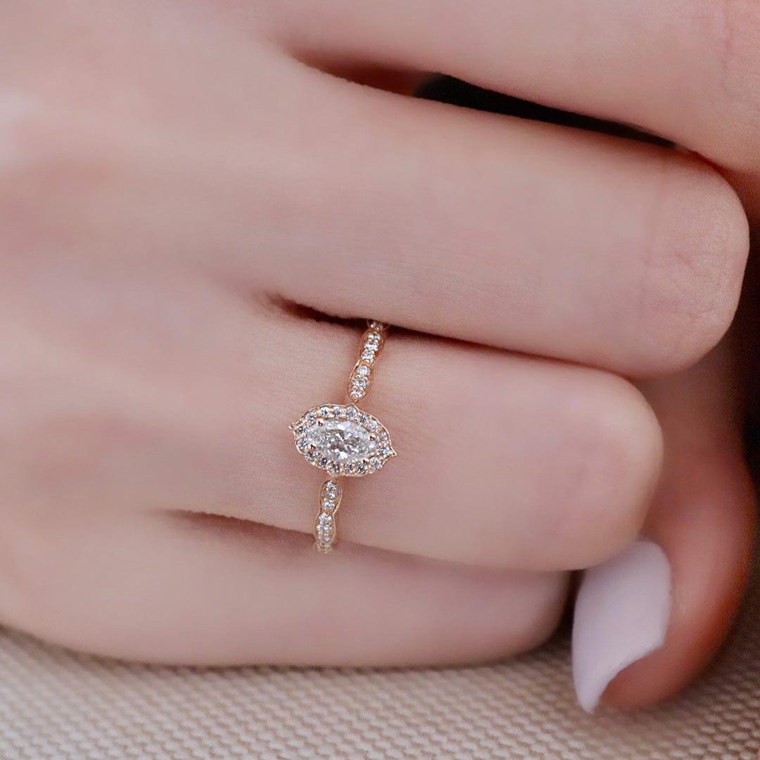 0.30 Karat & 0.24 Karat Hera Modeli GIA sertifikalı Vintage Tasarım Tektaş Pırlanta Yüzük - RNF0158 | Tektaş Pırlanta | Ronaff Pırlanta | Tektaş Yüzük, Pırlanta Yüzük, Kolye, Küpe