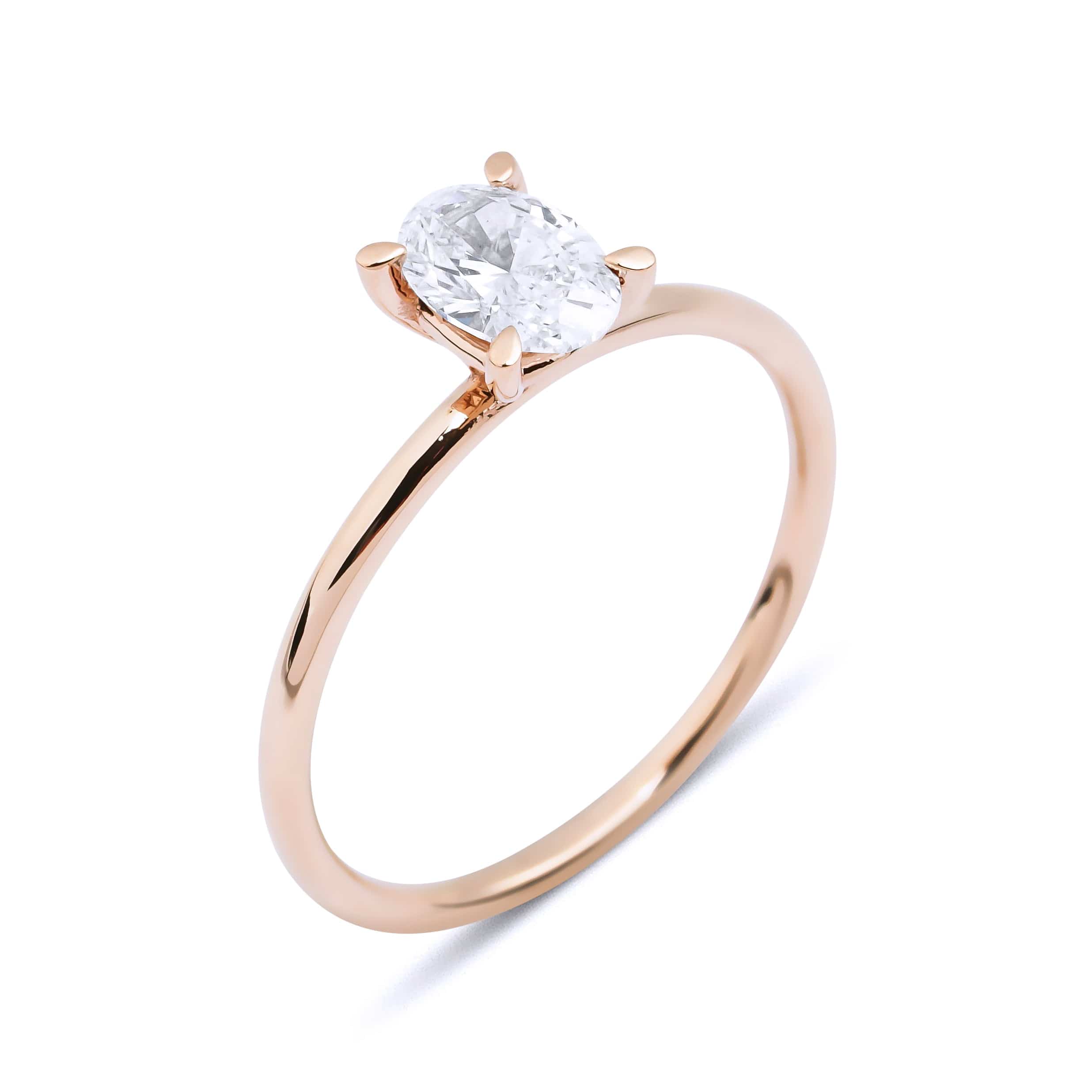 0.55 Karat Oval Kesim GIA/HRD Sertifikalı Tektaş Pırlanta Yüzük - RNF0078 | Tektaş Pırlanta | Ronaff Pırlanta | Tektaş Yüzük, Pırlanta Yüzük, Kolye, Küpe