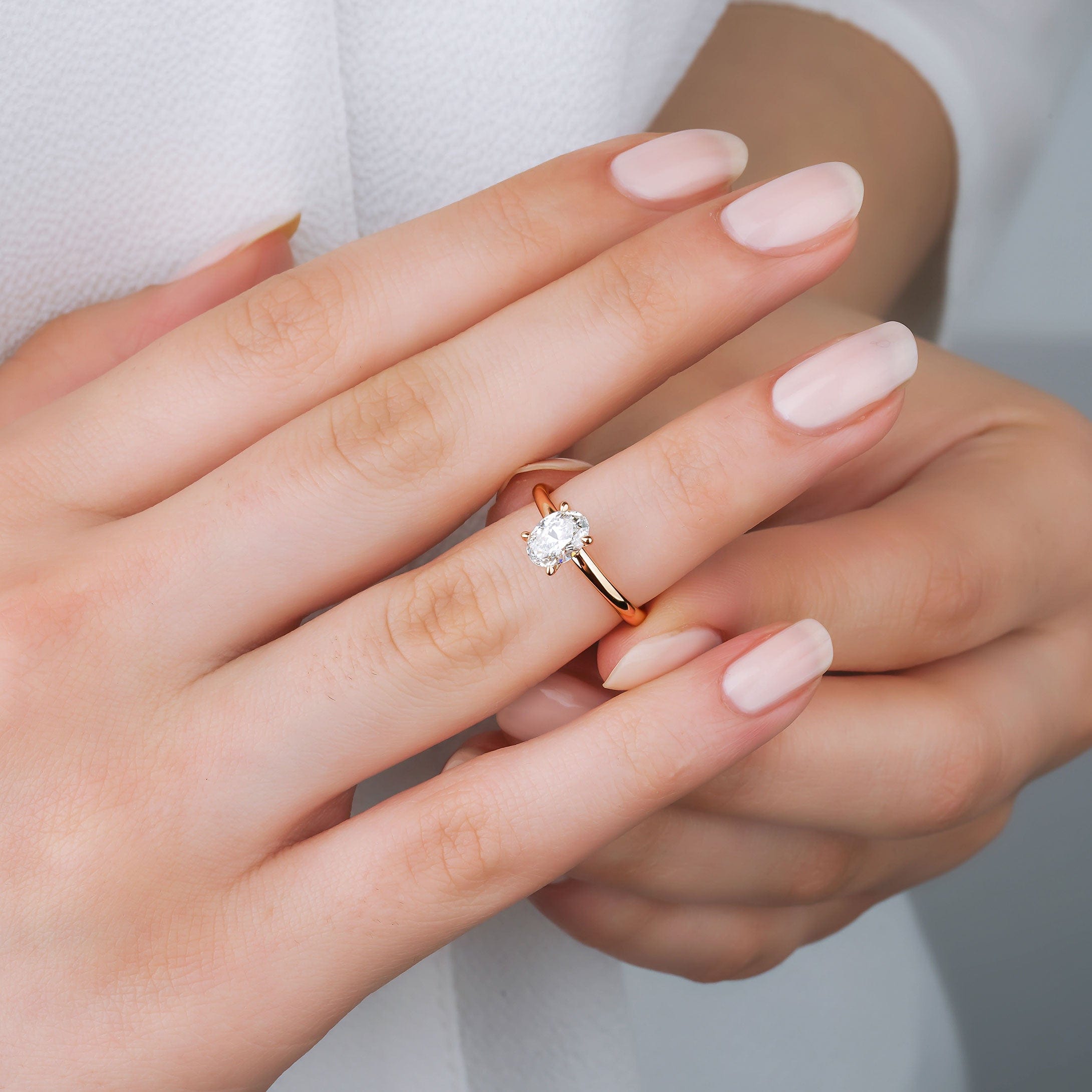 0.55 Karat Oval Kesim GIA/HRD Sertifikalı Tektaş Pırlanta Yüzük - RNF0078 | Tektaş Pırlanta | Ronaff Pırlanta | Tektaş Yüzük, Pırlanta Yüzük, Kolye, Küpe