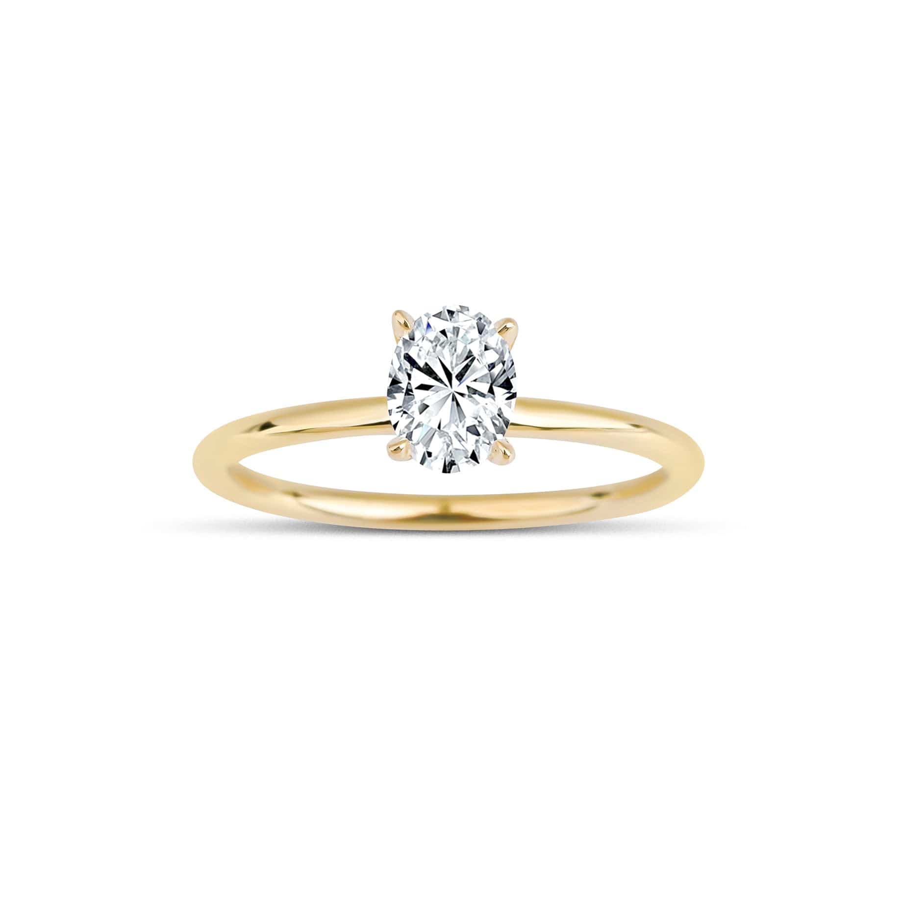 0.55 Karat Oval Kesim HRD Sertifikalı Tektaş Pırlanta Yüzük - RNF0618 | Tektaş Pırlanta | Ronaff Pırlanta | Tektaş Yüzük, Pırlanta Yüzük, Kolye, Küpe