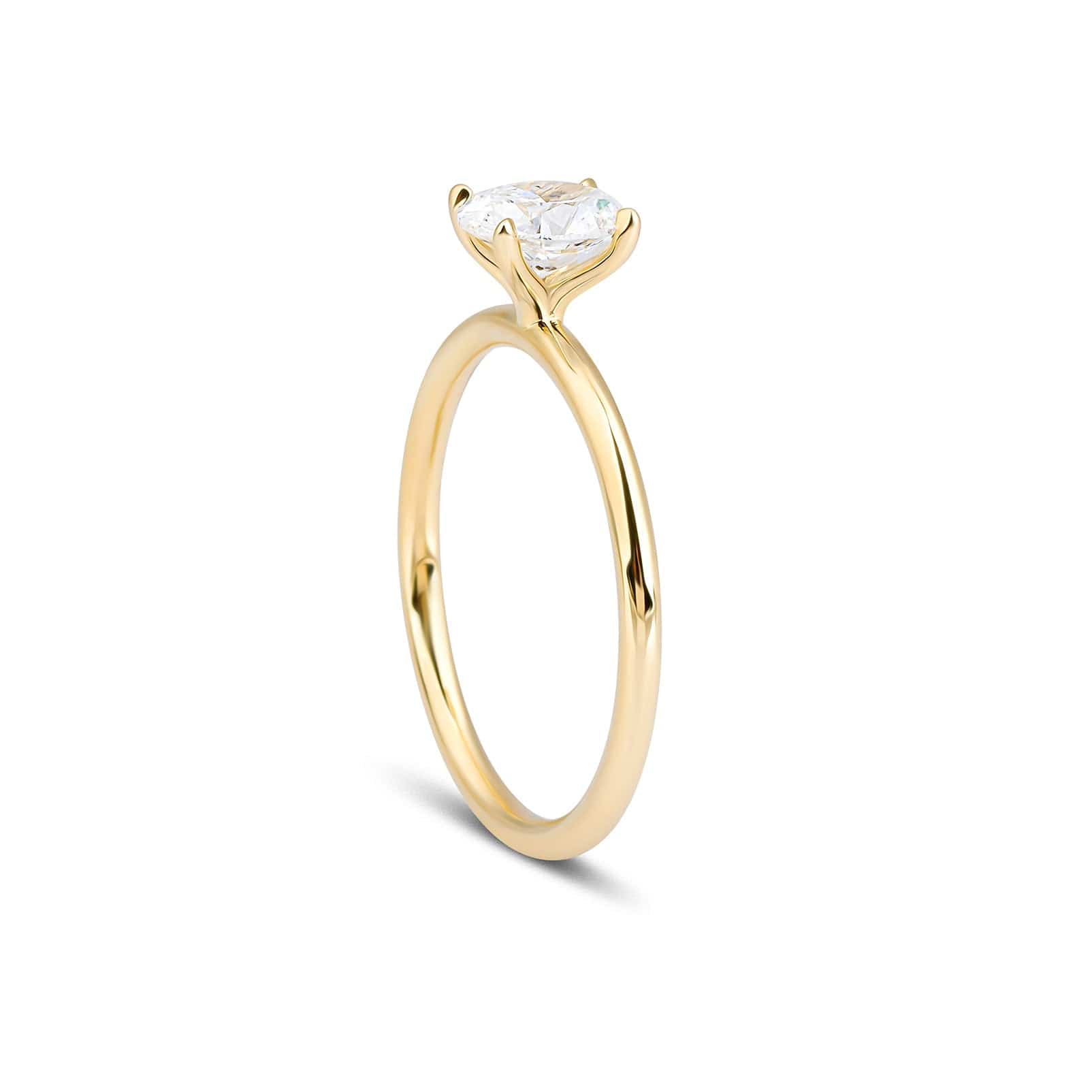 0.55 Karat Oval Kesim HRD Sertifikalı Tektaş Pırlanta Yüzük - RNF0618 | Tektaş Pırlanta | Ronaff Pırlanta | Tektaş Yüzük, Pırlanta Yüzük, Kolye, Küpe