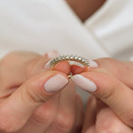 0.55 Karat Yarımtur Pırlantalı Yüzük - RNF0731 | Yarımtur Pırlanta Yüzük | Ronaff Pırlanta | Tektaş Yüzük, Pırlanta Yüzük, Kolye, Küpe