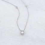 0.56 Karat Emerald Kesim Pırlanta Kolye - RNF0589 | Pırlanta Kolye | Ronaff Pırlanta | Tektaş Yüzük, Pırlanta Yüzük, Kolye, Küpe