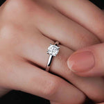 0.56 Karat Yuvarlak Kesim HRD Sertifikalı Tektaş Pırlanta Yüzük - RNF0002 | Tektaş Pırlanta | Ronaff Pırlanta | Tektaş Yüzük, Pırlanta Yüzük, Kolye, Küpe