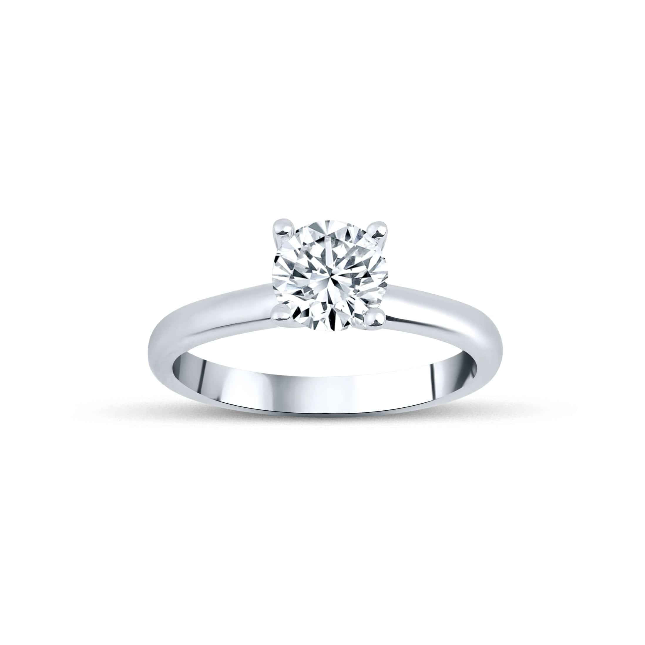 0.56 Karat Yuvarlak Kesim HRD Sertifikalı Tektaş Pırlanta Yüzük - RNF0002 | Tektaş Pırlanta | Ronaff Pırlanta | Tektaş Yüzük, Pırlanta Yüzük, Kolye, Küpe