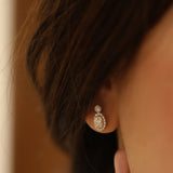 0.40 Karat Oval Kesim & 0.20 Karat Yuvarlak Kesim Pırlanta Küpe - RNF0679 | Pırlanta Küpe | Ronaff Pırlanta | Tektaş Yüzük, Pırlanta Yüzük, Kolye, Küpe