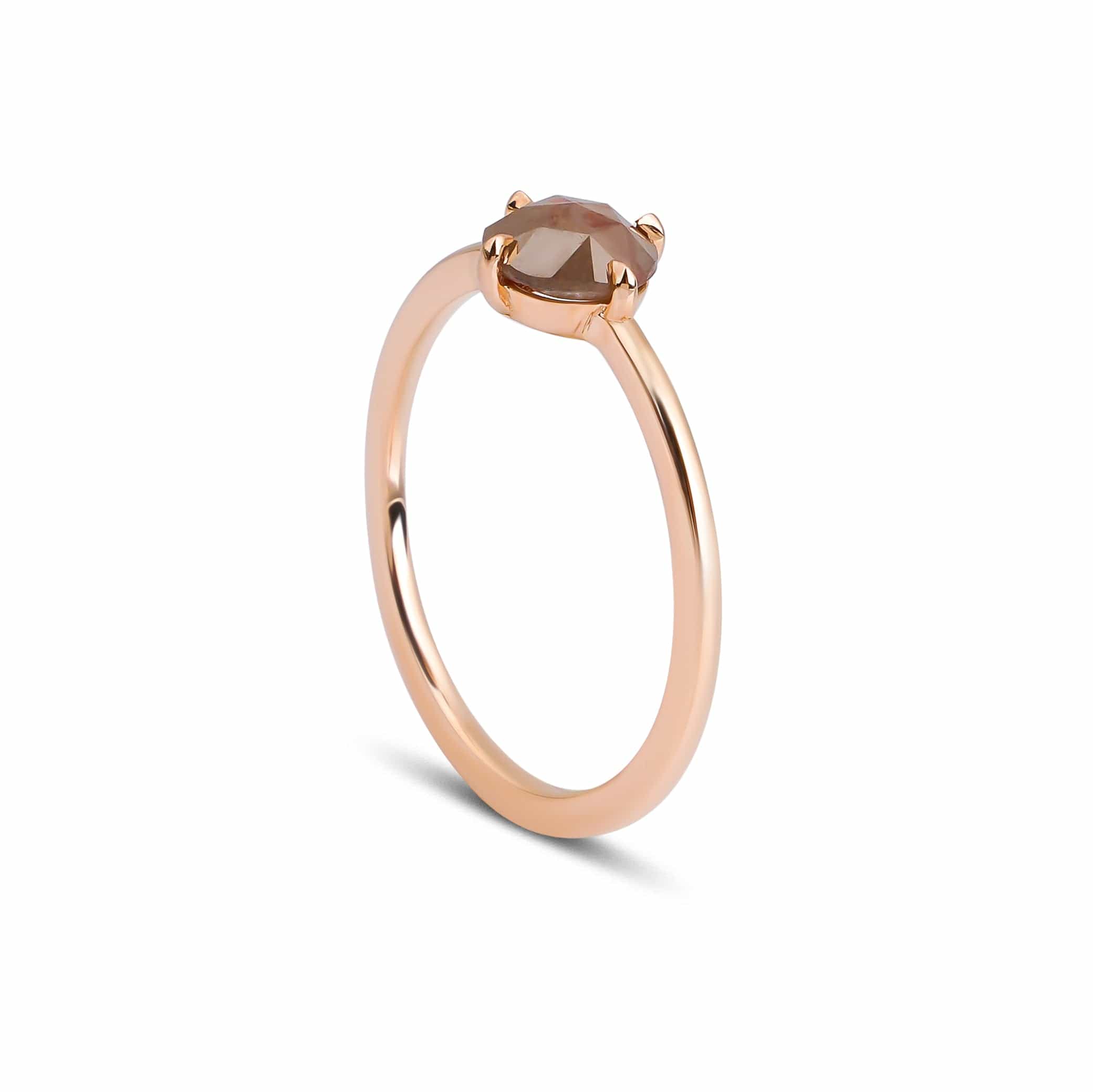 0.60 Karat Salt and Pepper Tektaş Elmas Yüzük - RNF0535 | Tektaş Pırlanta | Ronaff Pırlanta | Tektaş Yüzük, Pırlanta Yüzük, Kolye, Küpe