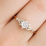 0.60 Karat Tektaş Prenses Kesim GIA/HRD sertifikalı Pırlanta Yüzük - RNF0086 | Pırlanta Yüzük | Ronaff Pırlanta | Tektaş Yüzük, Pırlanta Yüzük, Kolye, Küpe