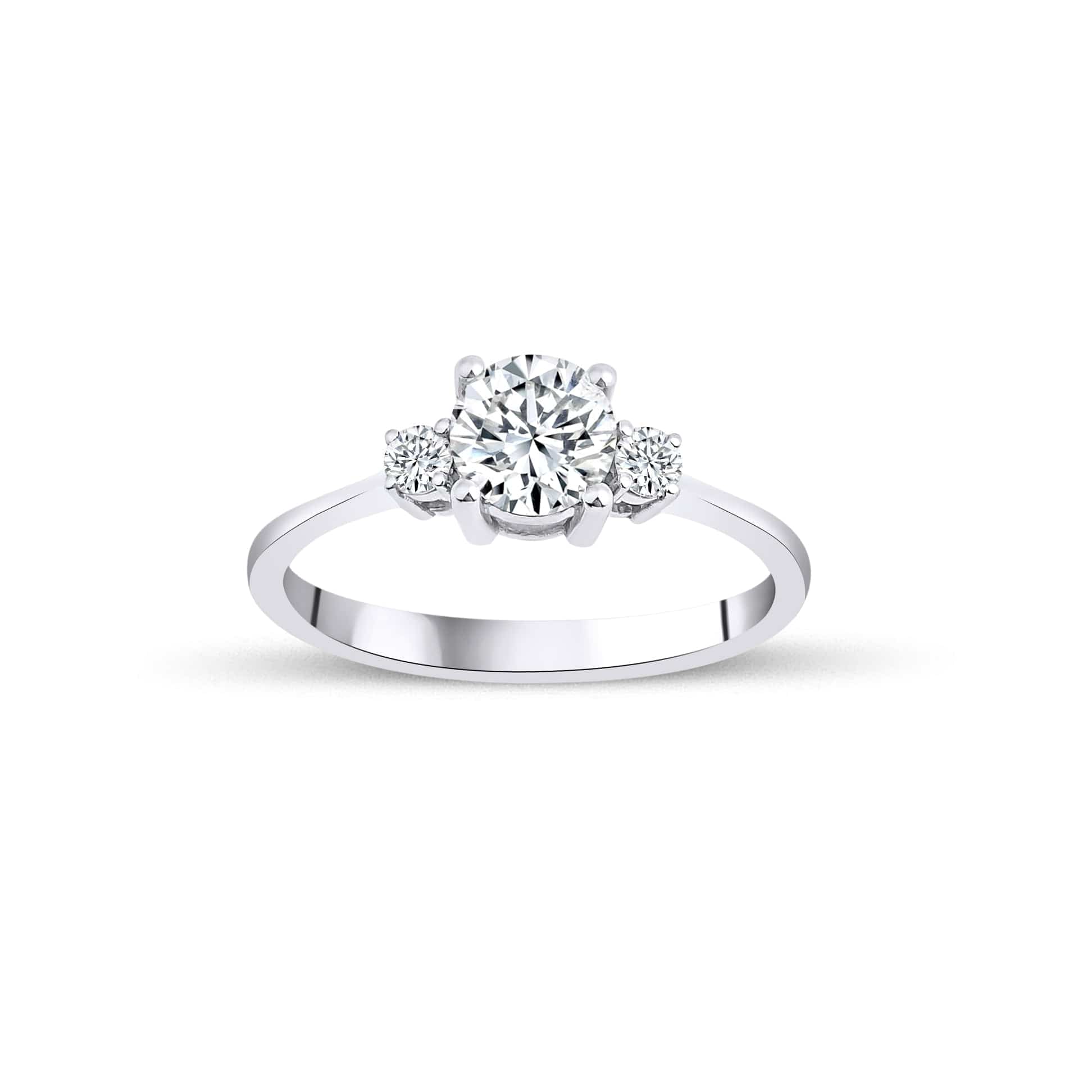 0.60 Karat Yuvarlak Kesim HRD Sertifikalı Tektaş Pırlanta Yüzük - RNF0213 | Tektaş Pırlanta | Ronaff Pırlanta | Tektaş Yüzük, Pırlanta Yüzük, Kolye, Küpe