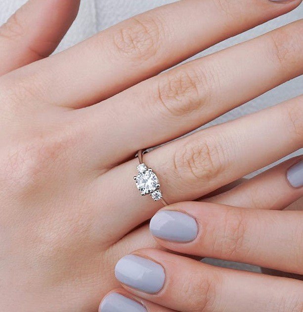 0.60 Karat Yuvarlak Kesim HRD Sertifikalı Tektaş Pırlanta Yüzük - RNF0213 | Tektaş Pırlanta | Ronaff Pırlanta | Tektaş Yüzük, Pırlanta Yüzük, Kolye, Küpe