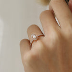 0.62 Karat Oval Kesim Halo Pırlanta Yüzük - RNF0647 | Tektaş Pırlanta | Ronaff Pırlanta | Tektaş Yüzük, Pırlanta Yüzük, Kolye, Küpe