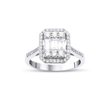 0.42 Karat Yuvarlak Kesim & 0.21 Karat Baget Kesim Pırlanta Tektaş Yüzük - RNF0750 | Pırlanta Yüzük | Ronaff Pırlanta | Tektaş Yüzük, Pırlanta Yüzük, Kolye, Küpe