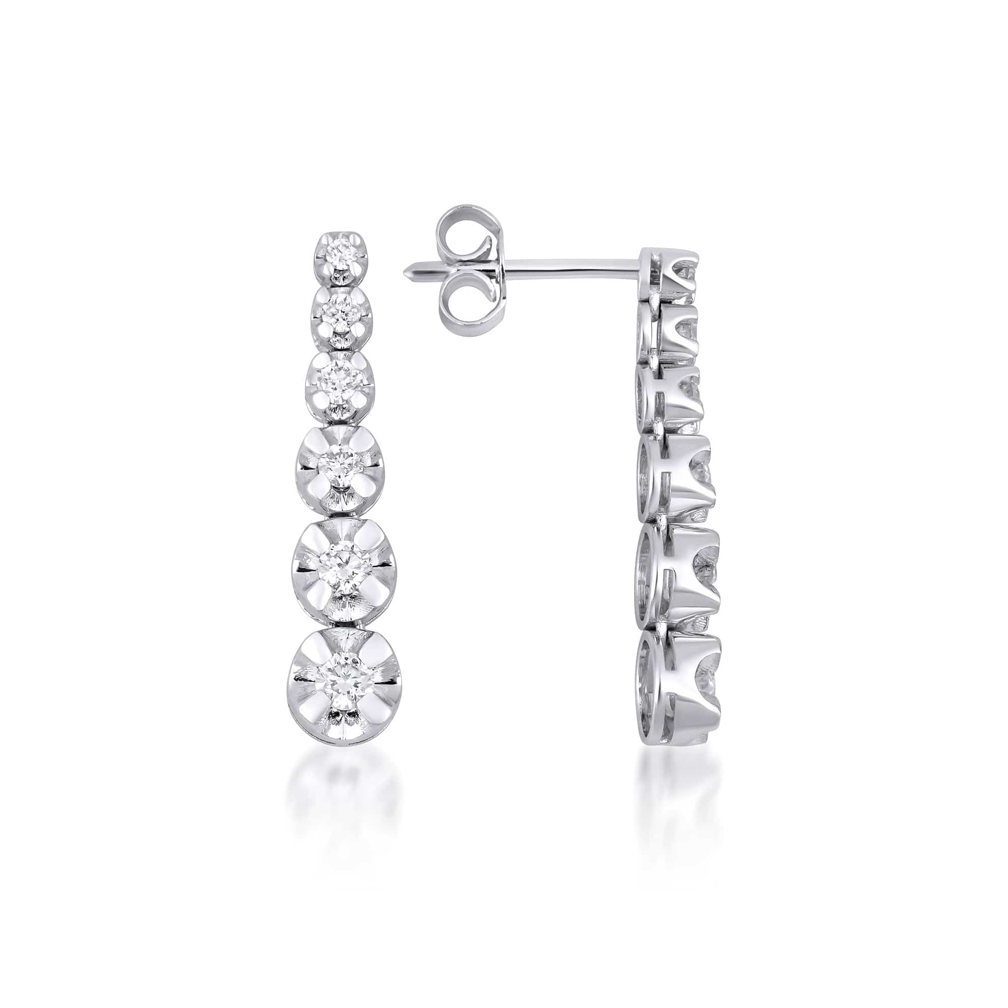 0.64 Karat Suyolu Pırlanta Küpe - RNF0633 | Pırlanta Küpe | Ronaff Pırlanta | Tektaş Yüzük, Pırlanta Yüzük, Kolye, Küpe