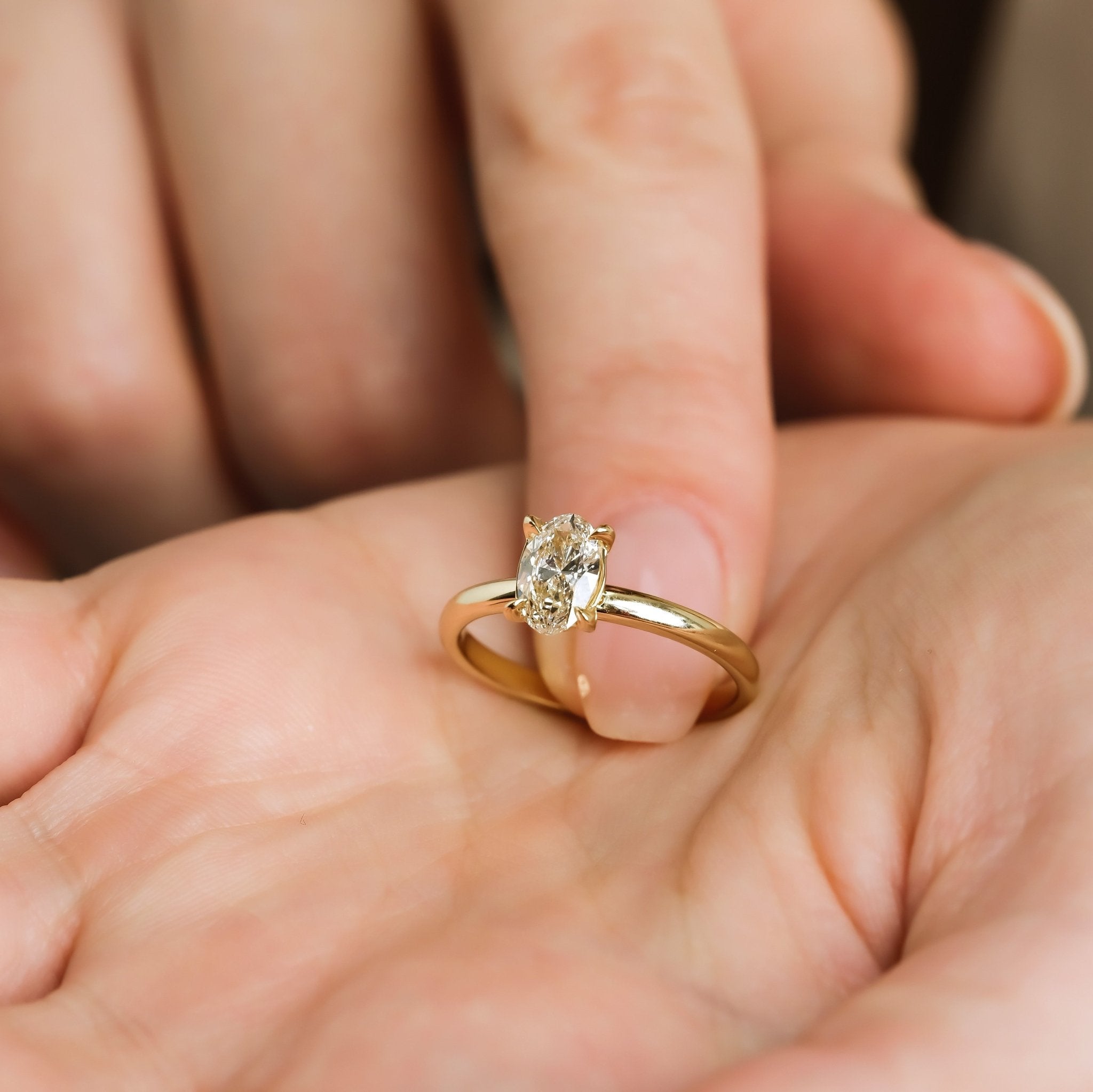 0.67 Karat Oval Kesim GIA/HRD Sertifikalı Tektaş Pırlanta Yüzük - RNF0843 | Pırlanta Yüzük | Ronaff Pırlanta | Tektaş Yüzük, Pırlanta Yüzük, Kolye, Küpe