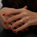 1.70 Karat Moonrise Ay Taşı Yüzük - RNF0638 | Renkli Taşlı Yüzükler | Ronaff Pırlanta | Tektaş Yüzük, Pırlanta Yüzük, Kolye, Küpe