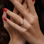 1.70 Karat Moonrise Ay Taşı Yüzük - RNF0638 | Renkli Taşlı Yüzükler | Ronaff Pırlanta | Tektaş Yüzük, Pırlanta Yüzük, Kolye, Küpe