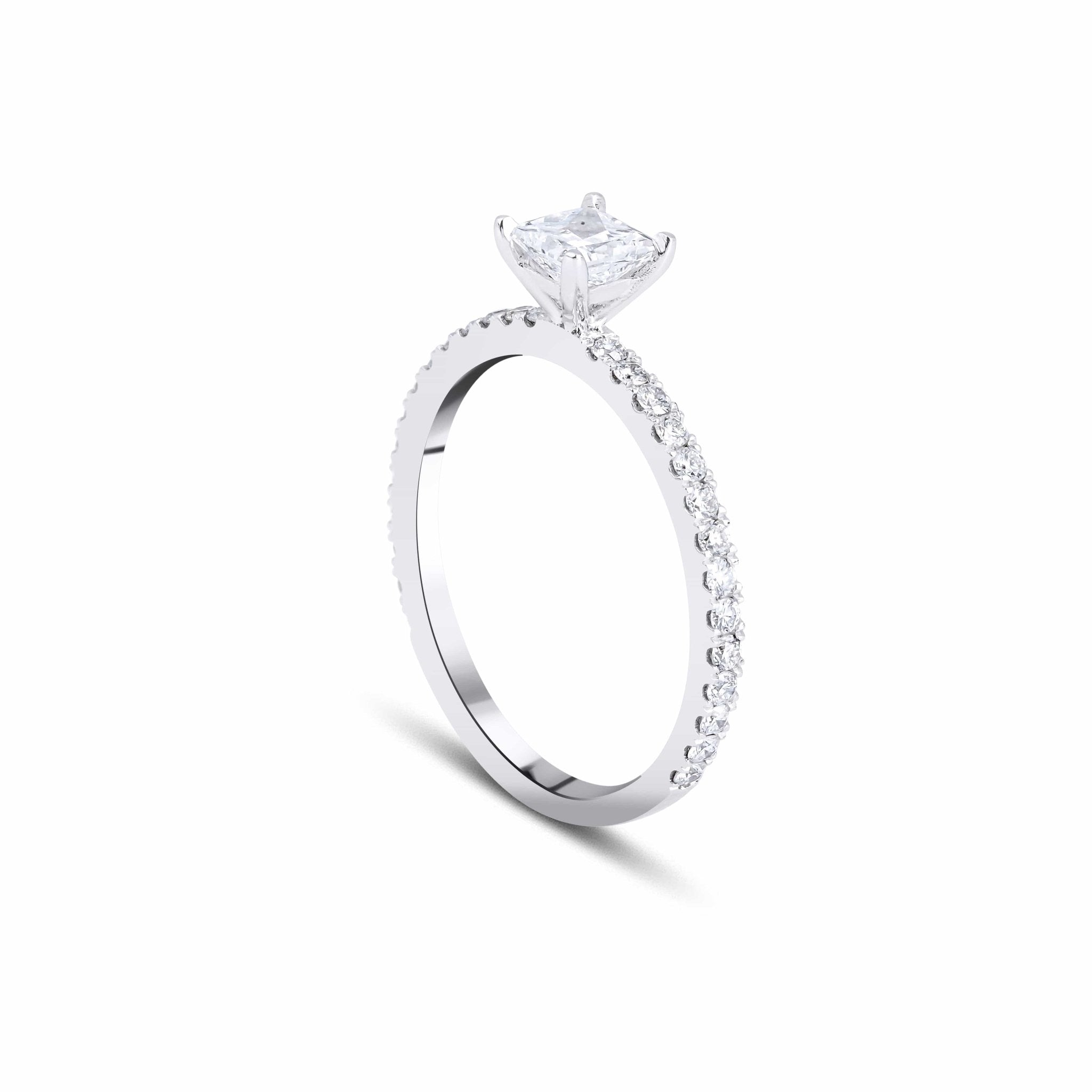 0.68 Karat Prenses Kesim Tektaş Pırlanta Yüzük - RNF0544 | Pırlanta Yüzük | Ronaff Pırlanta | Tektaş Yüzük, Pırlanta Yüzük, Kolye, Küpe