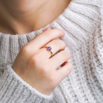 0.68 Karat Yuvarlak Ametist Yüzük - RNF0246 | Renkli Pırlantalı Yüzükler | Ronaff Pırlanta | Tektaş Yüzük, Pırlanta Yüzük, Kolye, Küpe