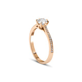 0.70 Karat Yuvarlak Merkez & 0.18 Karat Yuvarlak Kesim HRD Sertifikalı Tektaş Pırlanta Özel Tasarım Yüzük - RNF0740 | Pırlanta Yüzük | Ronaff Pırlanta | Tektaş Yüzük, Pırlanta Yüzük, Kolye, Küpe